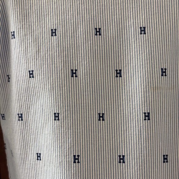 Tommy Hilfiger Blue Striped Button-Up Shirt - Picture 4 of 8